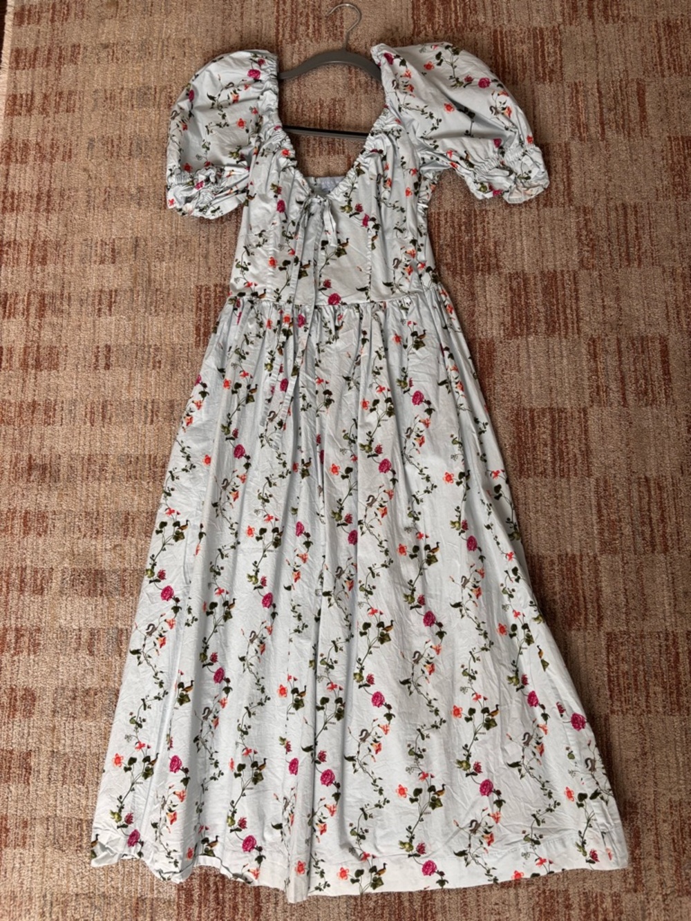 Hill House The Ophelia Dress - Pond Floral Poplin